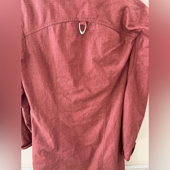 OAKLEY rosewood-colored coat zip-out fleece lining women’s size M Rare To Find. - Picture 6 of 7